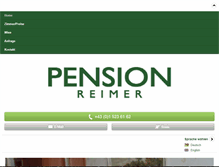 Tablet Screenshot of pension-reimer.com